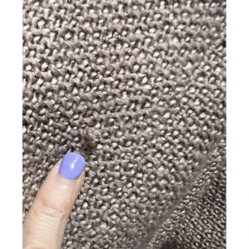 MOSCHINO PINK MAUVE WOOL KNIT TWEED FISHTAIL BACK PLEAT SKIRT SZ 6 NWT $670